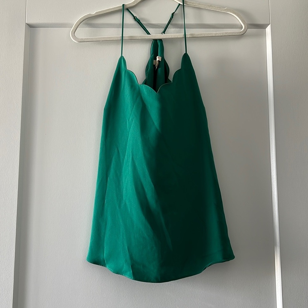 Green J. Crew Factory Camisole